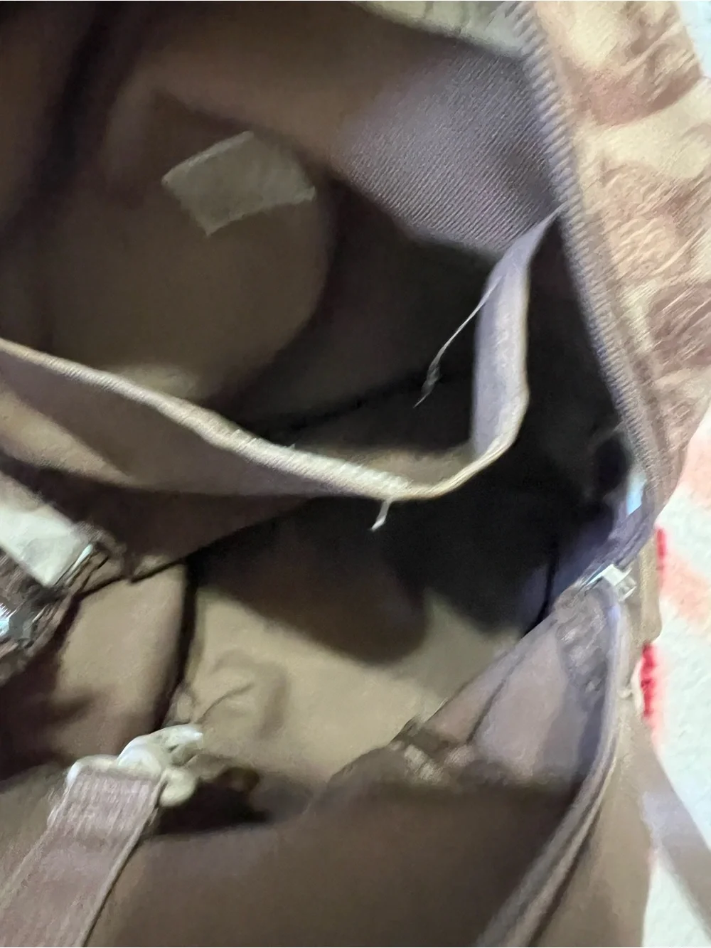 Jansport Brown Floral Accent Backpack